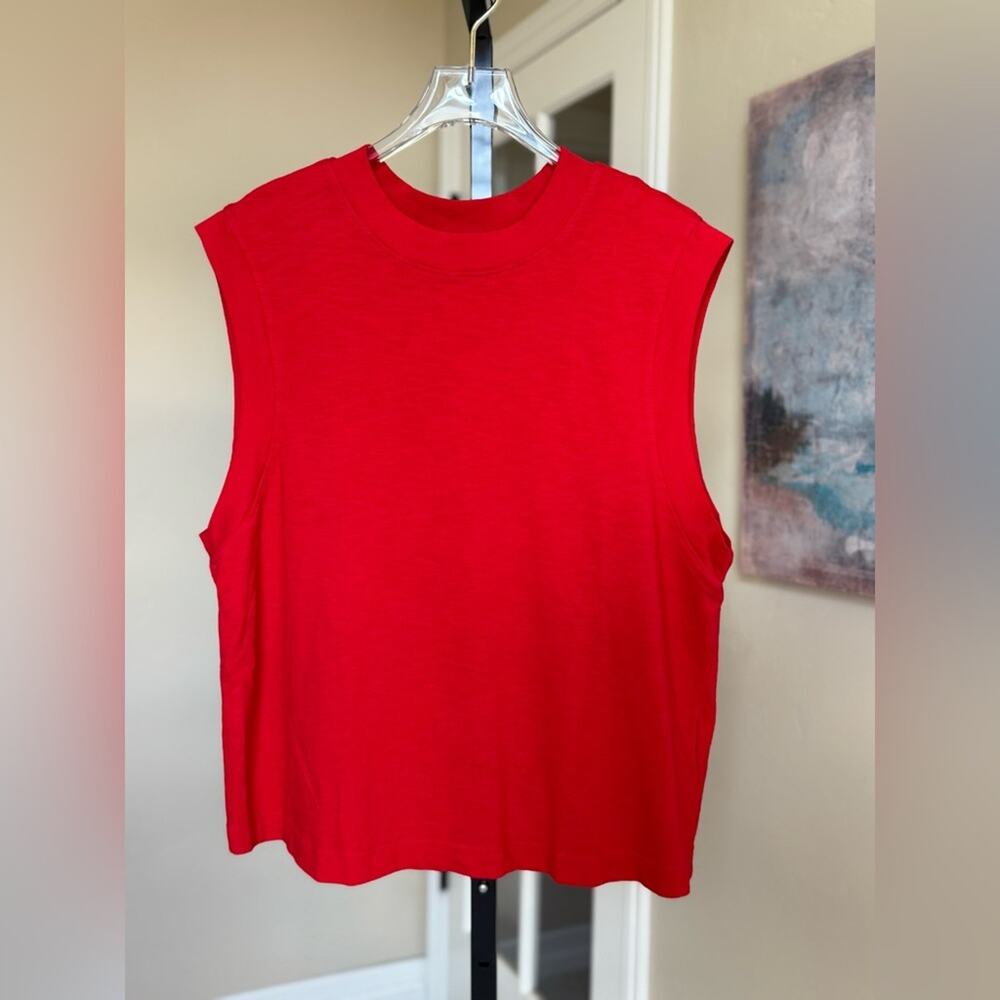 New Cotton Citizen Tokyo Muscle Tee Cherry Red Oversized Le Bon shoppe style